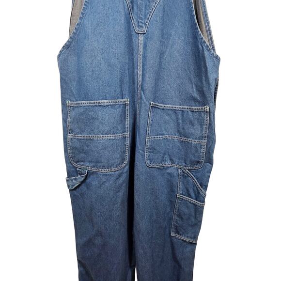Liberty Men's Stonewashed Denim Bib Overalls 42x30 - Picture 10 of 16